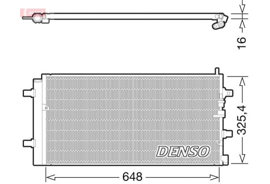 Airco condensor DCN02002