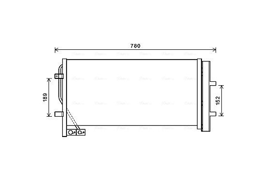 Condensor, airconditioning AI5382D Ava Quality Cooling