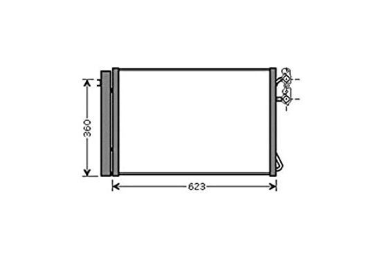 Condensor, airconditioning BWA5295D Ava Quality Cooling