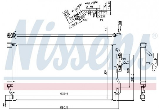 Condensor 940590 Nissens