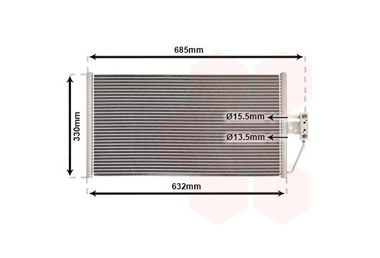 AIRCO CONDENSOR 730 D  /  740 D    vanaf '97 06005254 International Radiators