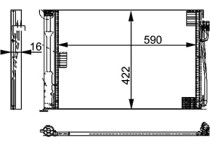 Condensor, airconditioning