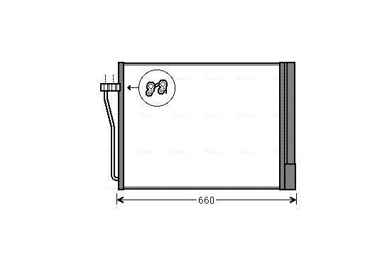 Condensor, airconditioning BWA5371D Ava Quality Cooling