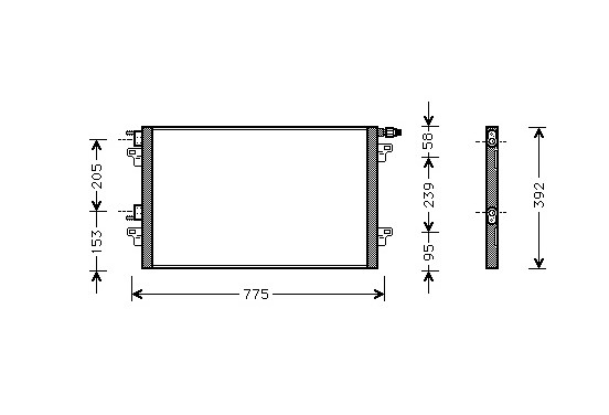 AIRCO CONDENSOR -04 43005280 International Radiators Plus