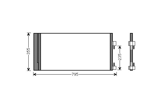 AIRCO CONDENSOR 1.6 / 2.0 43005430 International Radiators