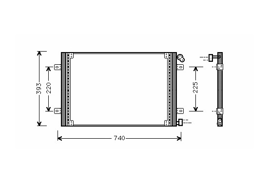 AIRCO CONDENSOR 2.0 16v 43005234 International Radiators