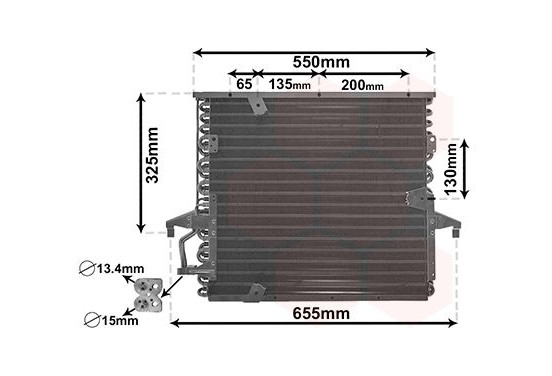 AIRCO CONDENSOR 316 / 318 /320 / 325  -92 06005180 International Radiators