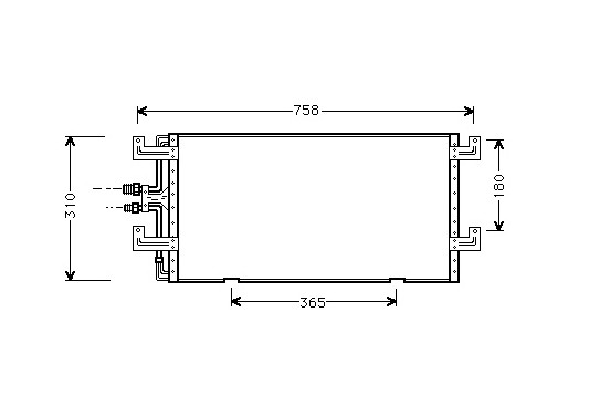 AIRCO CONDENSOR 96 - 00 58005145 International Radiators