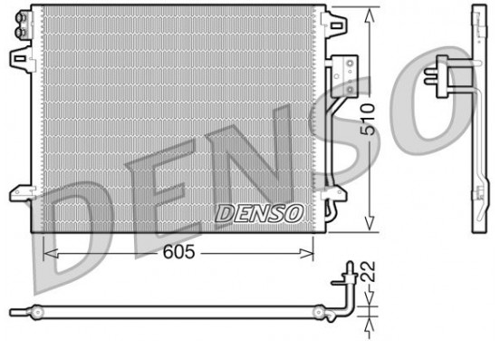 Airco condensor DCN06006