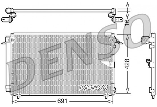 Airco condensor DCN51008