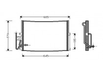 AIRCO CONDENSOR vanaf '99  -2.0TDi