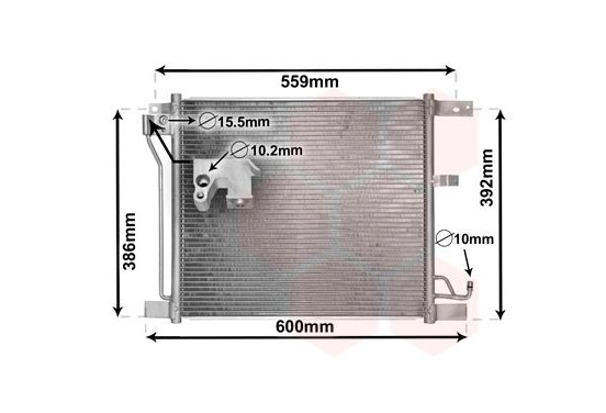 AIRCOCONDENSOR 13005401 International Radiators