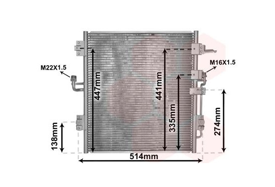 AIRCOCONDENSOR 53005674 International Radiators