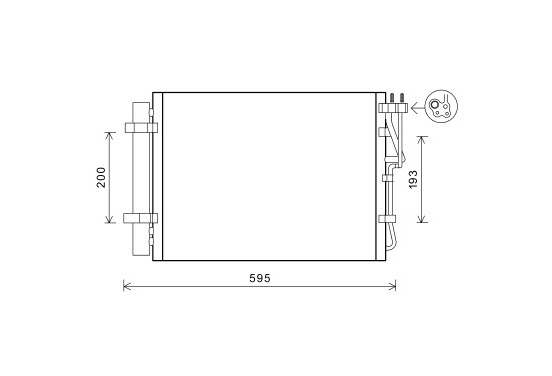 AIRCOCONDENSOR 83005198 International Radiators