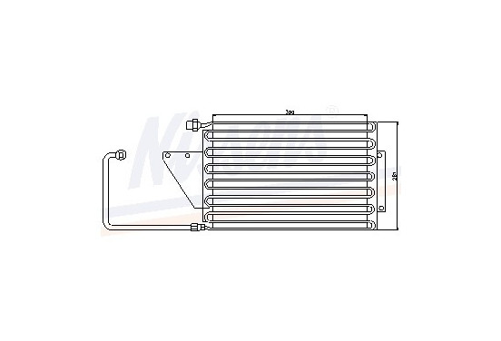 Condensator, airconditioning 94199 Nissens