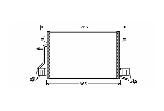 CONDENSOR A6 37/42 QUATTRO 99 tot '01 03005264 International Radiators