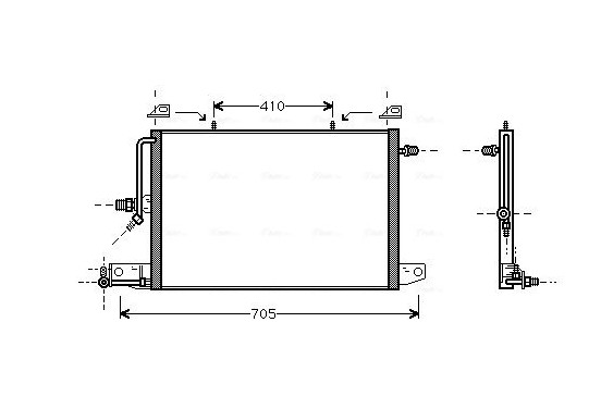 Condensor, airconditioning AI5117 Ava Quality Cooling