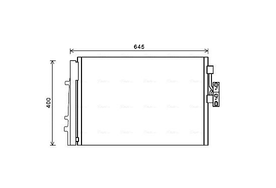 Condensor, airconditioning BWA5481D Ava Quality Cooling