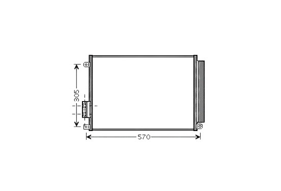 Condensor, airconditioning FT5347D Ava Quality Cooling