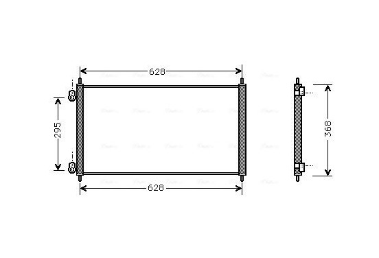 Condensor, airconditioning HD5106 Ava Quality Cooling