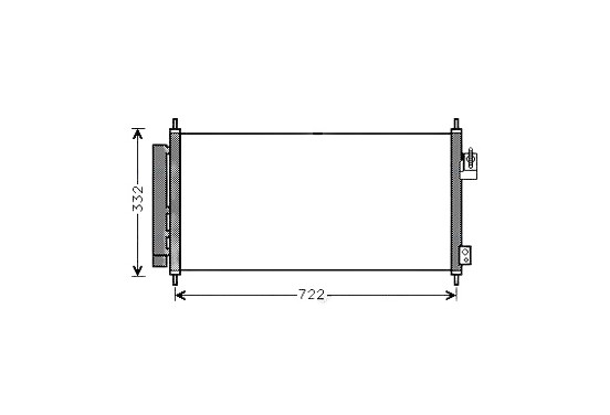 Condensor, airconditioning HD5248D Ava Quality Cooling