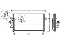 Condensor, airconditioning