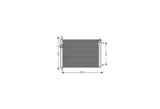 Condensor, airconditioning LC5089 Ava Quality Cooling