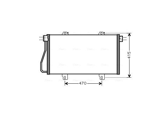 Condensor, airconditioning RTA5352 Ava Quality Cooling