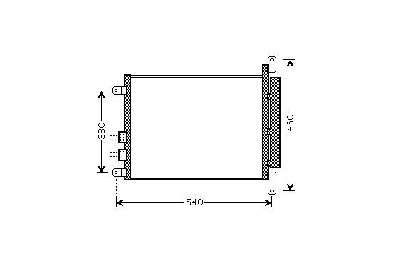 CONDENSOR ALFA166 25/30/32 AT 02-08 01005110 International Radiators