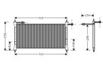 CONDENSOR Jaguar XJS        76-91