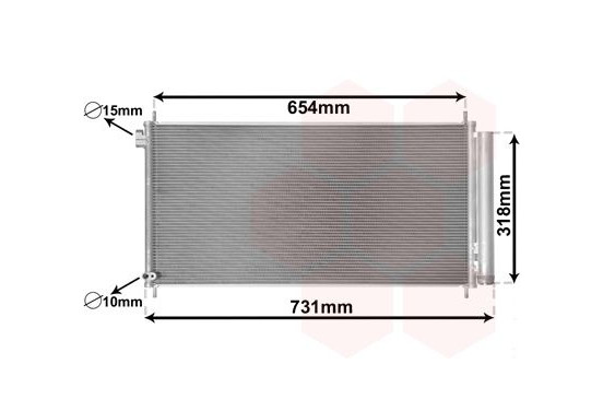 CONDENSOR MET DROGER 53005718 International Radiators