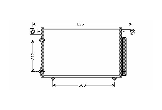 CONDENSOR MPV 20/23/35/30/20D 99tot '03 27005196 International Radiators