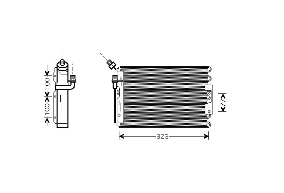 CONDENSOR PORSCHE 911 CARRERA 89-97 74005042 International Radiators