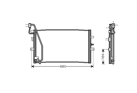 CONDENSOR SAAB 9/5 ALL MT/AT 01- 47005056 International Radiators