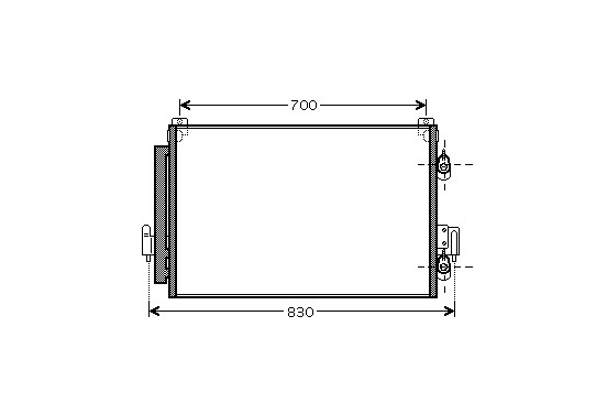 CONDENSOR SPACE WAGON3 24i 98tot '03 32005178 International Radiators