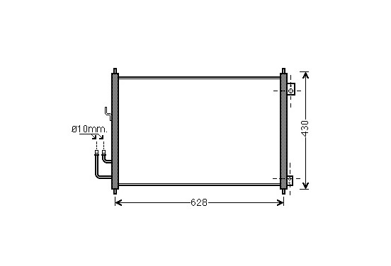 CONDENSOR X-TRAIL 20i/25i/25D 07- 13005328 International Radiators