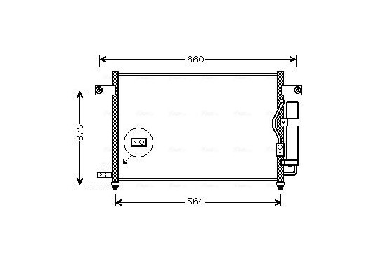 Condensor, airconditioning DW5049D Ava Quality Cooling