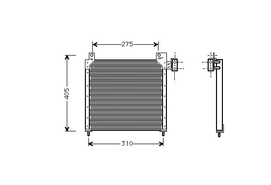 CONDENSOR Voyager / Mini Van 84-89 07005016 International Radiators