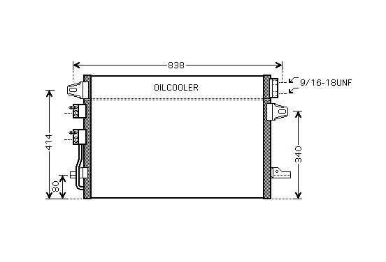 CONDENSOR VOYAGER PETROL 01- 07005088 International Radiators