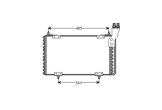 CONDENSOR CITR BX DIES 83- 09005096 International Radiators