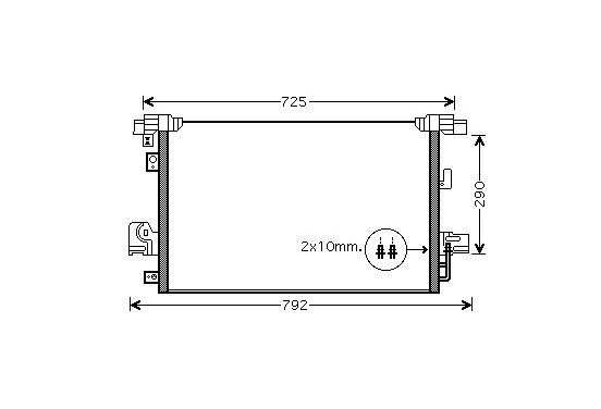 CONDENSOR P4007/OUTLANDER/C-CROSS 32005210 International Radiators Plus