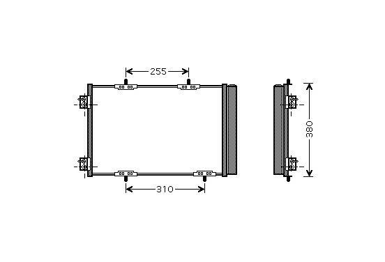 Airco condensor 40005291 International Radiators Plus