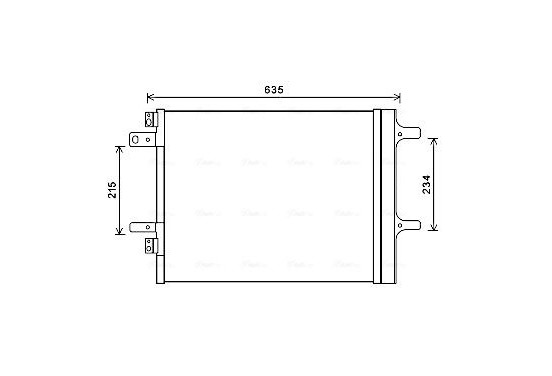 Condensor, airconditioning CNA5308D Ava Quality Cooling