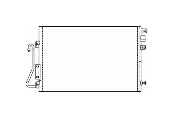 Condensor, airconditioning TSP0225635 Delphi