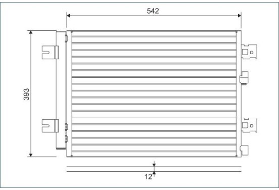 Airco condensor 814077 Valeo