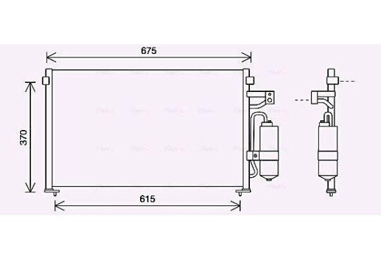 Condensor, airconditioning DW5063D Ava Quality Cooling