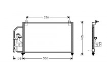 CONDENSOR DAEWOO LANOS ALL 97-