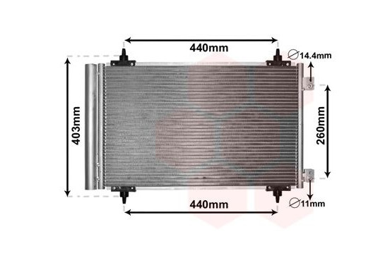 CONDENSOR C8/JUMPY/807/EXP DIES 05- 09005263 International Radiators