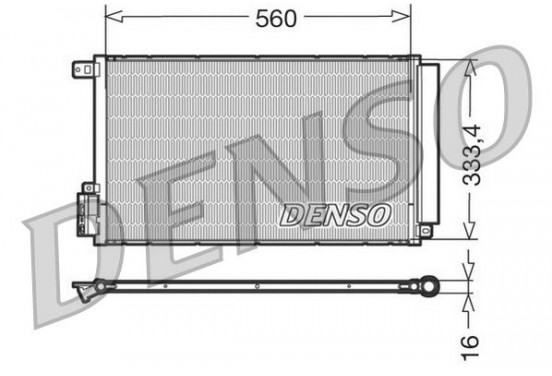 Airco condensor DCN13109