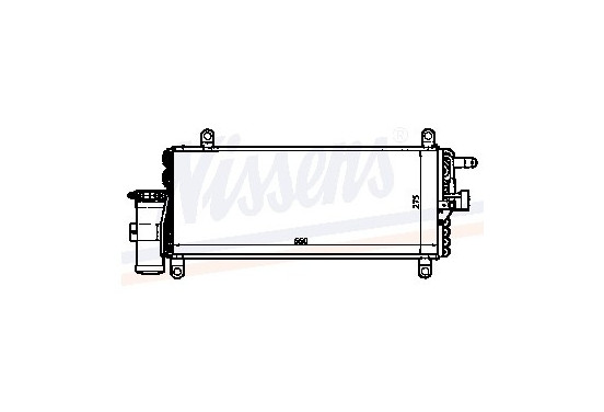 Condensator, airconditioning 94280 Nissens